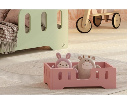 Łóżeczko dla lalek MINI TILA 2 Montessori Drewniane