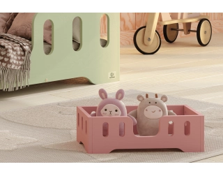 Łóżeczko dla lalek MINI TILA 2 Montessori Drewniane