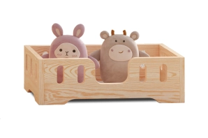 Łóżeczko dla lalek MINI TILA 2 Montessori Drewniane