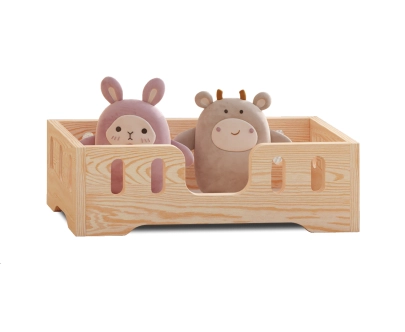 Łóżeczko dla lalek MINI TILA 2 Montessori Drewniane