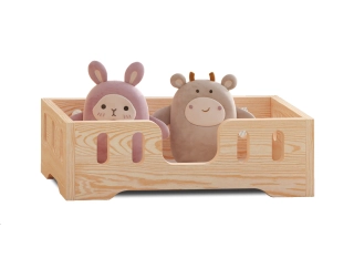Łóżeczko dla lalek MINI TILA 2 Montessori Drewniane