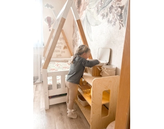 Regał dla dzieci MIMI RG Montessori Drewniany