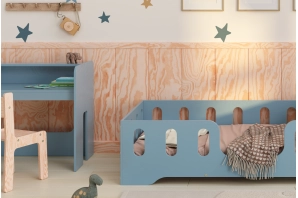 Zestaw biurko i krzesełko dla dziecka MIMI BRK Montessori Drewniane
