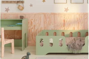 Zestaw biurko i krzesełko dla dziecka MIMI BRK Montessori Drewniane