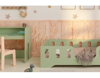 Zestaw biurko i krzesełko dla dziecka MIMI BRK Montessori Drewniane