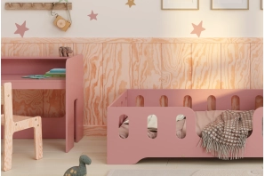 Zestaw biurko i krzesełko dla dziecka MIMI BRK Montessori Drewniane