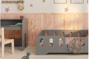 Zestaw biurko i krzesełko dla dziecka MIMI BRK Montessori Drewniane