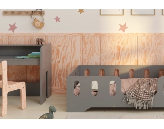 Zestaw biurko i krzesełko dla dziecka MIMI BRK Montessori Drewniane