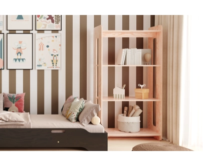 Regał dla dzieci DRONE Montessori Drewniany