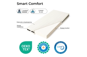 Materac piankowy dla dziecka Smart Comfort™ 14 cm Średnia twardość H2 - rozmiar XL