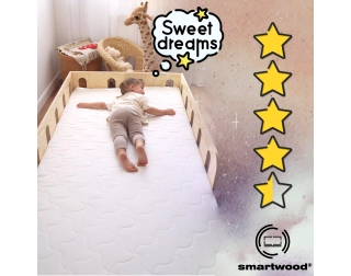 Materac piankowy dla dziecka Smart Comfort™ 9 cm Średnia twardość H2 - do Szuflady