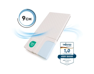 Materac piankowy dla dziecka 9 cm Średnia twardość (H2) - do Szuflady