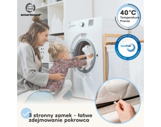 Materac piankowy dla dziecka 12 cm Średnia twardość (H2)