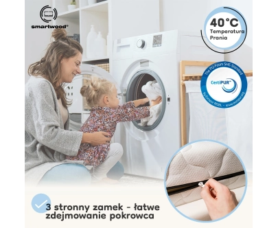 Materac piankowy dla dziecka 9 cm Średnia twardość (H2) - do Szuflady