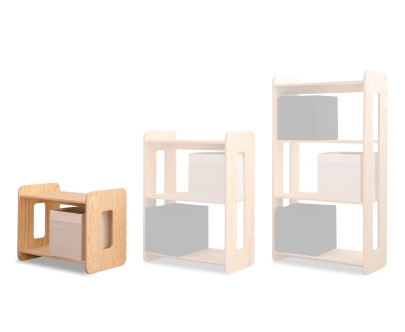 Regał dla dzieci DRONE Montessori Drewniany