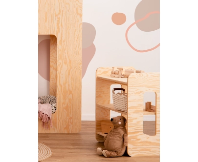 Regał dla dzieci MIMI RG Montessori Drewniany