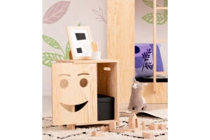 Szafka nocna dla dzieci KAPI Montessori Drewniana