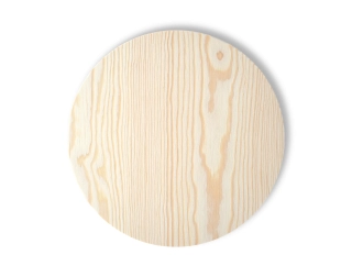 Okrągły element z sklejki sosnowej