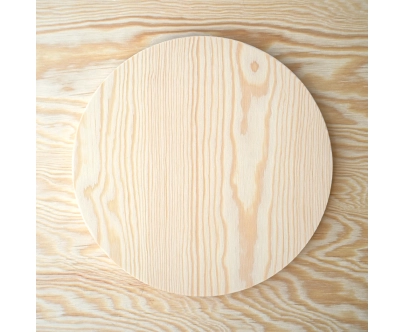 Okrągły element z sklejki sosnowej