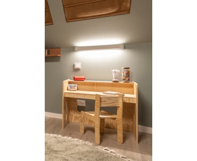 Zestaw biurko i krzesełko dla dziecka MIMI BRK Montessori Drewniane