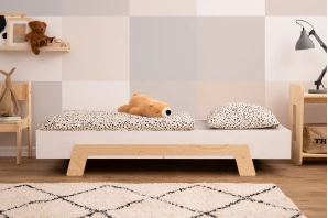 Barierka do łóżka dla dzieci PUZZLE Montessori Drewniana
