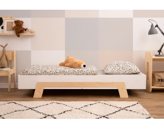 Barierka do łóżka dla dzieci PUZZLE Montessori Drewniana