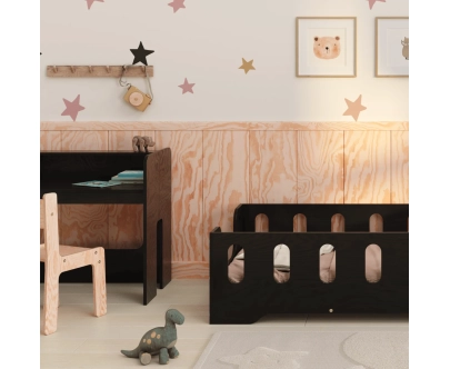 Zestaw biurko i krzesełko dla dziecka MIMI BRK Montessori Drewniane