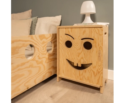 Szafka nocna dla dzieci KAPI Montessori Drewniana