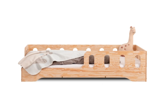 Łóżko pojedyncze dla dzieci TILA 1 – Barierka i stelaż