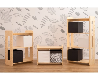 Regał dla dzieci DRONE Montessori Drewniany