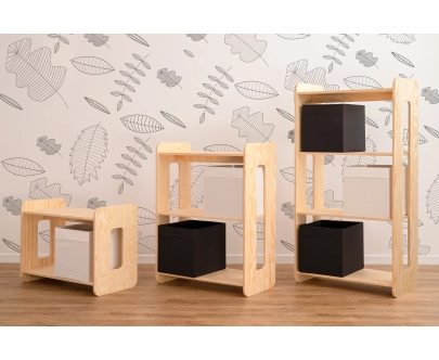 Regał dla dzieci DRONE Montessori Drewniany