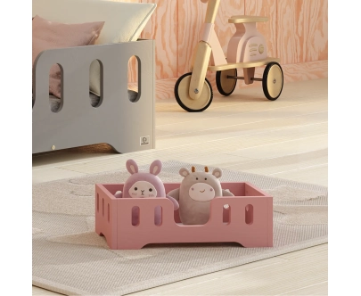 Łóżeczko dla lalek MINI TILA 2 Montessori Drewniane