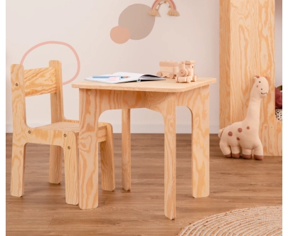 Krzesełko dla dzieci MIMI KR Montessori Drewniane