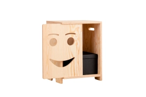 Szafka nocna dla dzieci KAPI Montessori Drewniana