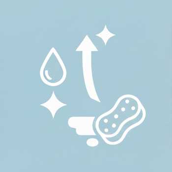 Symbol pielęgnacji - łatwodostępne formy czyszczenia