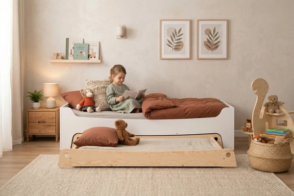 Łóżko dziecięce a porządek - jakie modele ułatwiają sprzątanie?